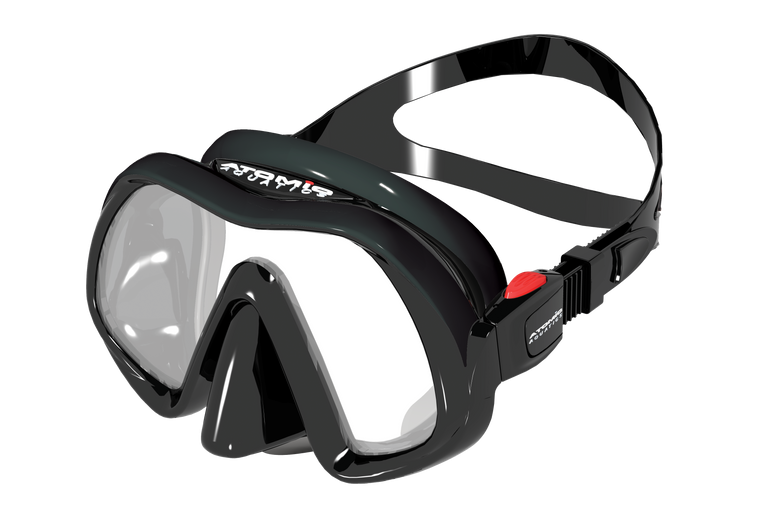 Atomic Venom Frameless Mask Black