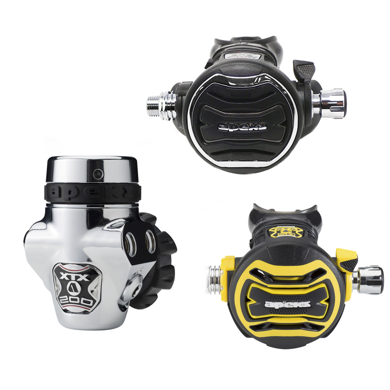 Apeks XTX 200 + XTX 50 Regulator Stage 3 Set